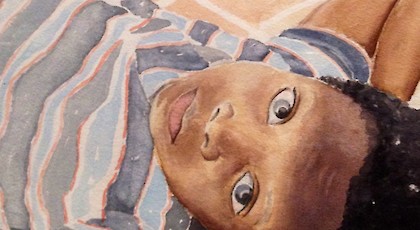 Ghanian Boy - Livi Carlen (watercolor)