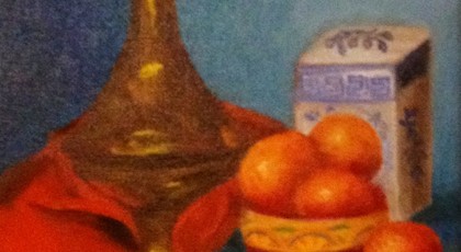 Cerulean Study - Selina Beltrone-Plotkin (oil on canvas)