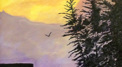 Fly Free - J.R. Williams (acrylic)