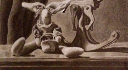 Discarded Memories - Allison Carrasquilla (charcoal)