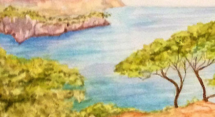 La Mediterranée - Lynn G. Feld (watercolor)