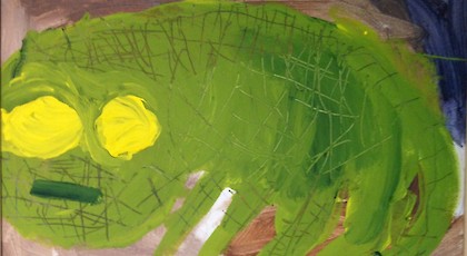 Lizard in the Sun - Lenny Novichenko (acrylic)