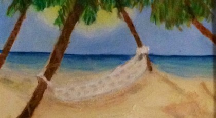 Whitecap Cabana - Alexandra Kasel (oil on canvas)